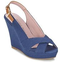 moony mood okalm womens sandals in blue