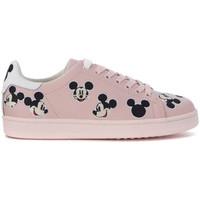 Moa - Master Of Arts Sneaker MoA Mickey Mouse in pink leather women\'s Trainers in pink