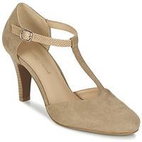 Moony Mood GIRAFOU women\'s Court Shoes in BEIGE