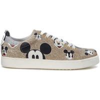 Moa - Master Of Arts Sneaker MoA Mickey Mouse in golden glitter women\'s Trainers in gold