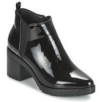 moony mood flougo womens low ankle boots in black