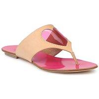 moschino cheap chic calotropis womens flip flops sandals shoes in pink