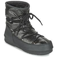 moon boot moon boot we low glitter womens snow boots in black