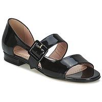 moschino cheap chic loretta womens sandals in black