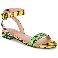 moschino cheap chic lina womens sandals in multicolour