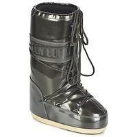 moon boot moon boot vynil met womens snow boots in black