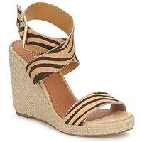 moda in pelle quirl womens sandals in black