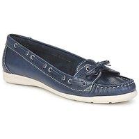 Moda In Pelle - women\'s Boat Shoes in blue