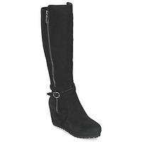 moda in pelle sita womens high boots in black