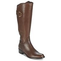 moda in pelle santosa womens high boots in brown