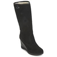 moda in pelle hacey womens high boots in black