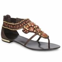 moda in pelle womens sandals in brown