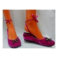 Monsoon purple tie slippers Monsoon - Size: 3 - Purple - Slippers