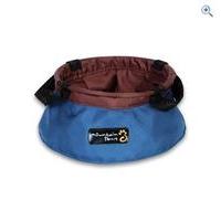 Mountain Paws Hot Dog Portable Bowl - Colour: Ocean Blue
