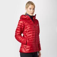 Mountain Equipment Women\'s Arete Hooded Insulated Jacket, Red