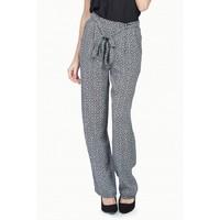 MONO TILE TIE WAIST SOFT TROUSER