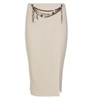 MOSCHINO CHEAP AND CHIC Pearl Chain Pencil Skirt