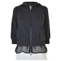 MONCLER Mesh Trim Hooded Sweatshirt