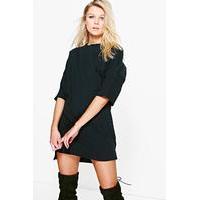 Molly Pocket Sweat Dress - black