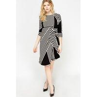 Mono Ruched Asymmetric Dress