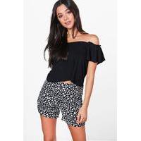 Monochrome Flippy Shorts - black