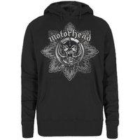 motorhead womens pig badge long sleeve hoodie black small