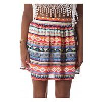 Motel Bell Aztec Skater Skirt