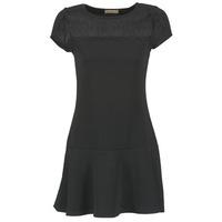 moony mood froissi womens dress in black