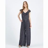 Mono Raspberry Long Jumpsuit