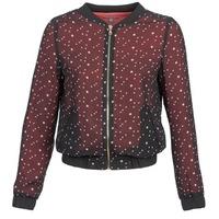 moony mood cat womens jacket in red