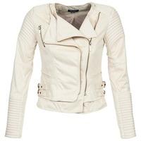 Morgan GARAGE women\'s Jacket in BEIGE