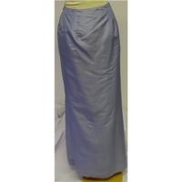 monsoon size 8 pale blue silk long skirt