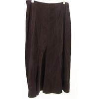 Monsoon Brown Long Skirt Size: 14