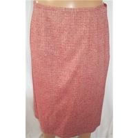 Monsoon Size 14 Red and White Woolen Skirt