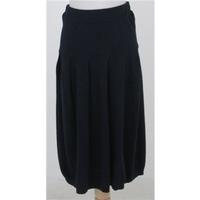 Monsoon Size 8/10 navy-blue knitted lambswool skirt