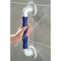 moulded grip plastic grab rails 32mm blue 450mm