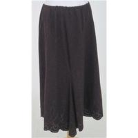 Monsoon size L brown skirt