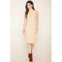 Mock Neck Midi Dress