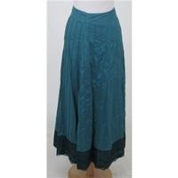 monsoon size 16 green long skirt
