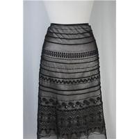 Monsoon - Size: 18 - Black - A-line skirt