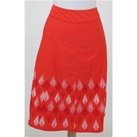 Monsoon - Size: 20 - Red - A-line skirt
