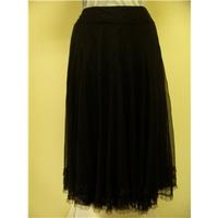 Monsoon black nylon net skirt size 10 Monsoon - Size: 10 - Black - Evening
