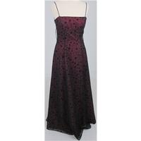 Morgan & Co, size XS red & black evening dress