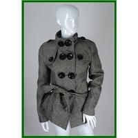 morgan size 34 grey casual jacket coat