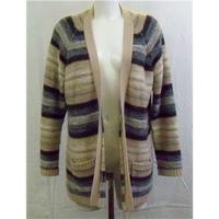 Monsoon stripe lambswool cardigan Size 18