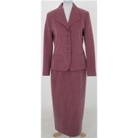 Monsoon, size 12 dusky pink two-piece skirt suit