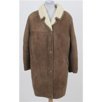 morlands size m brown sheepskin coat