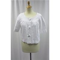 moda size14 white light jacket