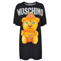 moschino crown bear t shirt dress