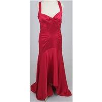 morgan co size l red evening dress